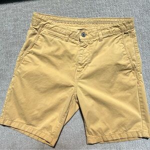 Zara Men’s Mustard Yellow Chino Shorts